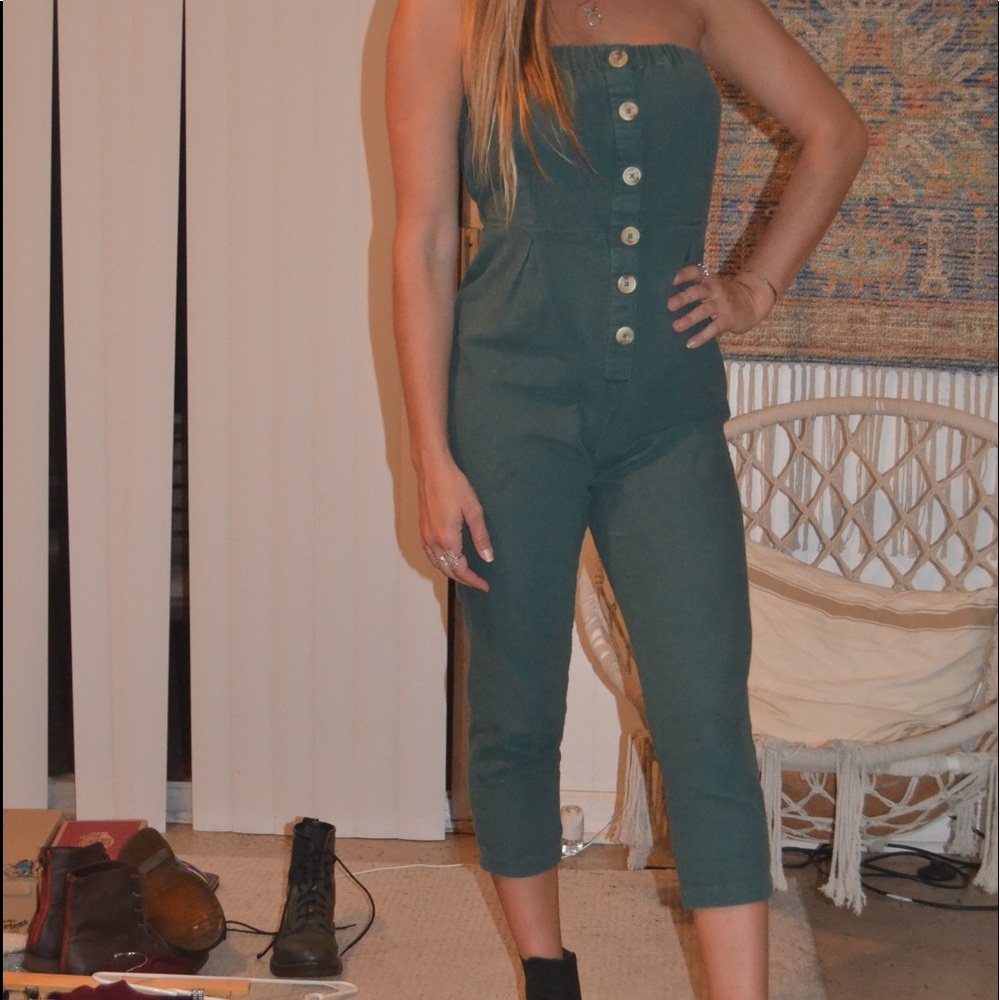 Pacsun Green Jumpsuit
